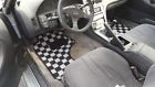 P2-cptns13lw-tp Phase Motortrend Checkered Race Floor Mats For Nissan 0795229810065
