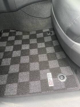 2014prius Phase 2 Motortrend P2m For Toyota Prius 2012-14 Front Rear Race Floor Carpet Mats Checkers Special