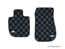 P2-cpta90supdg-tp Phase 2 Motortrend P2m For Toyota Supra A90 2019 Race Floor Mats Dark Grey