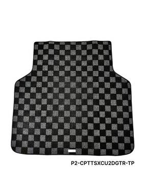 P2-cpttsxcu2frdg-tp Phase 2 Motortrend Race Trunk Mat For Acura Tsx Cu2 2009-14 Wagon Dark Grey