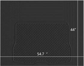 Pic-rc-cm-561 Pic Auto Heavy Duty Rubber Trunk Cargo Liner Floor Mats Trimmable To Fit