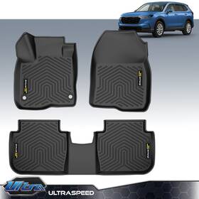 Ult-062901 Pit66 3pc Fit For 2023-2024 Honda Cr-v Crv All Weather Anti-slip Tpe Liners Floor Mats