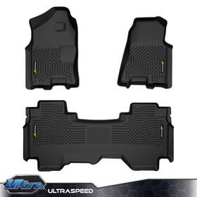 Ult-1212-1 Pit66 Tpe Floor Mats Fit For 13-18 Dodge Ram 1500/19-24 1500 Classic Quad Cab