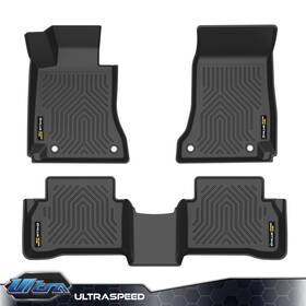 Ult-250718-4 Pit66 Floor Mats Tpe Liners Fit For 2015-2021 Mercedes Benz C-class Sedan All Weather