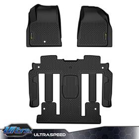 Ult25101014 Pit66 Tpe Floor Mats 3 Row Liner Fit For 2009-2017 Traverse Enclave Acadia All Weather