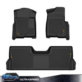 Ult259225 Pit66 3d Molded Tpe Floor Mats Liners Fit For 2009-2014 Ford F-150 Super Crew Cab