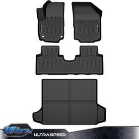 Ult259942 Pit66 3d Tpe Floor Mats And Cargo Liner Fit For 2018-2024 Chevy Equinox All Weather