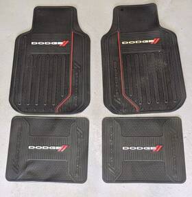 001666 Plasticolor Dodge Car Truck Suv Front Back Heavy Duty All Weather Rubber Floor Mats Mopar