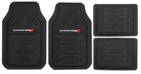 4585 Plasticolor Dodge Weatherpro Series Black Floor Mats Set Trimmed To Fit Universal Size