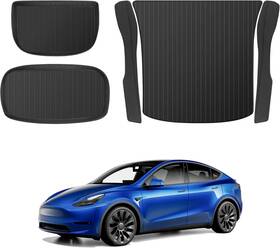 C301431 Pm Auto Set Of 3 All Weather Trunk Mats Cargo Liner Tpe For 2023-2025 Tesla