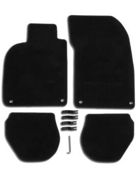 000-043-152-12-5fv Porsche 911 964 993 Black Floor Mat Set Genuine 000043152125fv