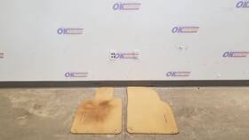 222.po1s14 Porsche 14 Boxste 981 Floor Mat Set Front Left And Right Tan Carpet