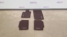 222.po1u17 Porsche 17 Panamera Turbo 971 All Weather Floor Mat Set Front And Rear Brown