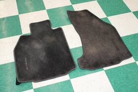 232-porsche Porsche 06-12 Cayman Black Carpeted Oem Lh Rh Original Floor Mats Pair 2x Factory Oe Wty