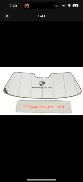 505997 Porsche 997.2 Sunshade Pna Lightly Used
