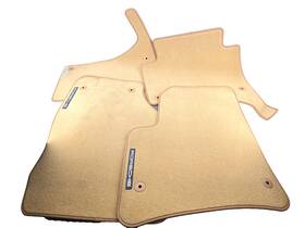95504480002 Porsche Genuine New Cayenne 955 Floor Mat Front/rear 8d4 Sand Beige