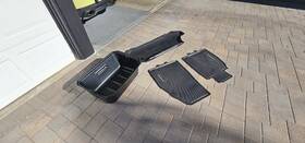 981-044-800-45-1e0 Porsche 718 4 Piece Set Original Rubber Mat Trunk Front And 2 For Interior