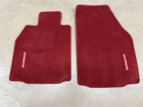 981-551-613-10-n10 Porsche Boxster Front Left And Right Floor Mat Carrera Red Oem