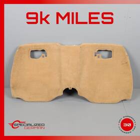 98155103521 Porsche 13-16 981 Boxster Cayman Interior Rear Panel Trim Cover Beige Oem 9k