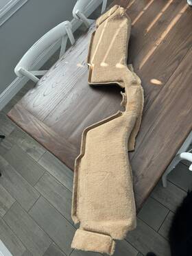 98755103301 Porsche Rear Lower Carpet Trim Cover Mat Boxster Cayman 987 Oem 2005-2012