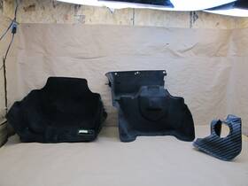 99655104509 Porsche 2002-2005 911 996 Front Trunk Carpet Liner Trim Cover Panel Set