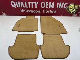 99704480108t43 Porsche 2005-2012 911 - Front And Rear Floor Carpet Mats Set Of 4 Beige Oem 30k