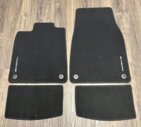 9j1864435os5 Porsche Oem Taycan Carpet Textile Floor Mat Set Black Original New