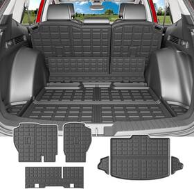 Powoq 754631963721 Cargo Mat Trunk Backrest Compatible With 2023-2025 Fuel Crv