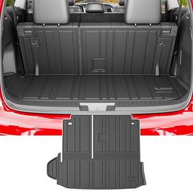 Powoq 754631968016 Cargo Mat Compatible Toyota Highlander 2014-2019 Tpe Trunk Liner