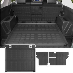 Powoq 754631969013 Toyota 4runner Cargo Mat 2010-2024 Back Seat And Trunk Protector 5 Seater