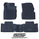 Xentec-09671 Protekz Custom Fit 3d Rubber All Weather Car Floor Mats For Jeep Grand Cherokee