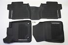 Pt206-1c161 Toyota Oem Black All Weather Front Rear Floor Mats Sequoia