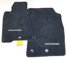 Pt206-60100 Toyota New Land Cruiser Logo Stitch Black Front Carpet Mats