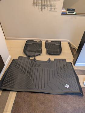 X004nl30ev Pyniro Ford F-150 2015-2024 Tpe Floor Mats By Full Brand New