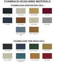 Qp8tv Acme Auto Headlining Pontiac Quarter Panel Tier Grain Vinyl For