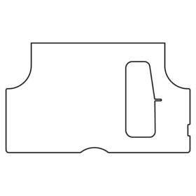 5354-trfm Quietride Solutions Trunk Floor Mat Cover For 1953-54 Chevrolet Ultra High Definition Rubber Smooth