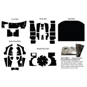 7400-cak2 Quietride Solutions Insulation Sound Deadener Kit For 1974 Datsun Coupe Acoustishield Complete