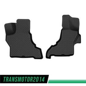 Tra923683 Realtruck All Weather Tpe Floor Mats Liners Black Fits Ford E-series 1997-2025 Front Row