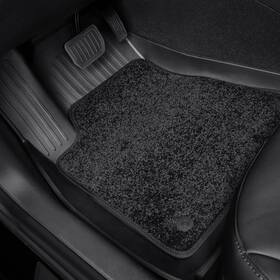 Rixxu 810063264543 For Tesla 3 2017-2021 Rm-0100 Double Layer 1st Row Black Tpe Floor Liners