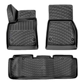 20152019 Rizliner 682578013723 Tesla Model S Floor Mats 3d Custom Fit Compatible With Tesl