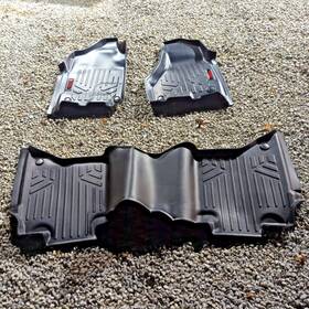 M-31430 Rough Country Floor Mats For 2019-2022 Ram 2500/3500 Crew Cab- Black