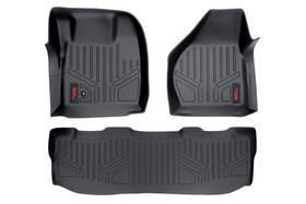 M-52102 Rough Country Floor Mats For 2008-2010 Ford Super Duty Crew Cab -