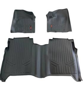 M-81602 Rough Country Floor Mats For 2004-2015 Nissan Titan Crew Cab -