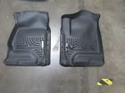 S102138 Husky Weatherbeater Front Floor Liners Silverado Double Crew Cab