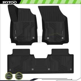 Cb165210s01 Scitoo All Weather Floor Mats Liners For Chevrolet Equinox 2018-2021 Black Set