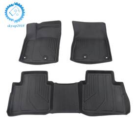 Skyup2018 Su1578557ku 3pcs Black 2 Row Tpe All Weather Floor Mats Anti-slip For Nissan Rogue 2021-2026