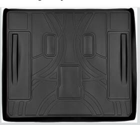 Smartliner 609788053774 Custom Floor Mat 3rd Row Black Liner For 07-14 Tahoe/yukon/escalade