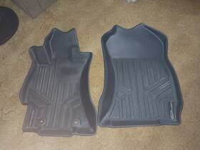 Smartliner 707152345392 Custom Floor Mats Liners 1st Row Black For 2014-2018 Subaru Forester