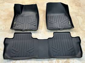 Smartliner 707152349963 Custom Floor Mats Liner Set Black For 2017-2021 Acadia Bench Seats