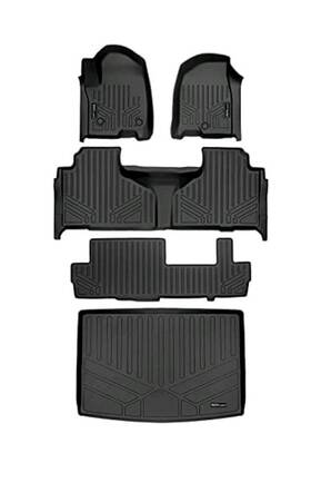 Smartliner 840004626734 3 Row Liners For 2021-2025 Suburban/yukon Xl/escalade 2nd Bench
